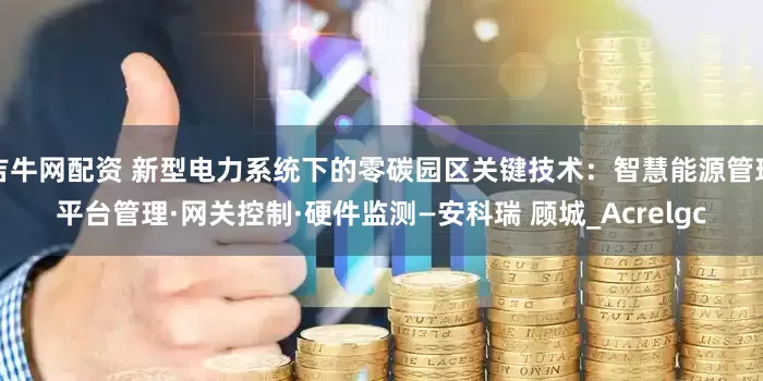 吉牛网配资 新型电力系统下的零碳园区关键技术：智慧能源管理平台管理·网关控制·硬件监测—安科瑞 顾城_Acrelgc