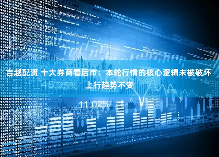 吉越配资 十大券商看后市：本轮行情的核心逻辑未被破坏 上行趋势不变